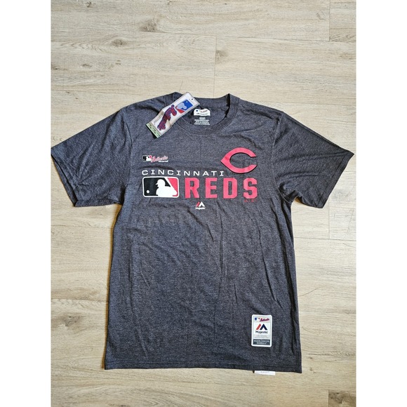 Majestic Other - Authentic Majestic Cincinnati Reds Baseball Grey T-Shirt Size Small NWT